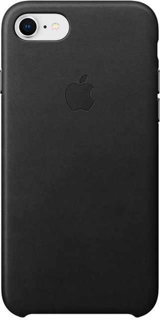 Apple Leather Case - iPhone 8 - Black